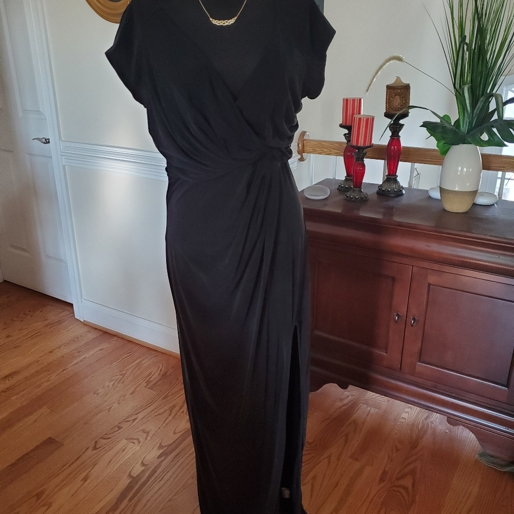 Jet set evening gown